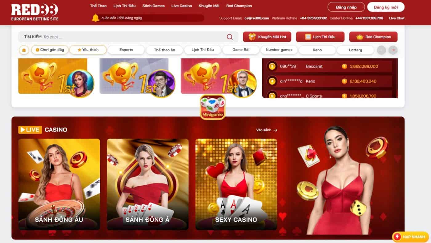 Red88 - Nhà Cái Số 1 Châu Á - Link Chơi Cá Cược